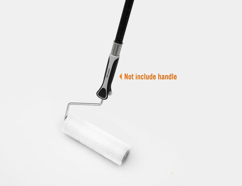 Rolling Dog 9 inch Spike Roller for Epoxy- Epoxy Spiked Roller Cover for Self Leveling Concrete,Spiked Screeding Compound Roller Cover for Cement Concrete Paint - Image 4